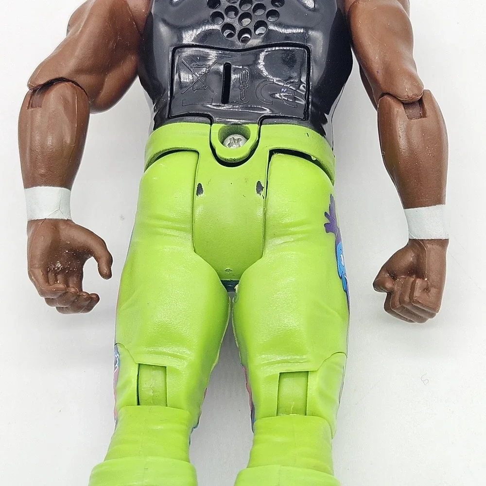 Mattel WWE Kofi Kingston Tough Talkers Action Figure New Day Booty-O's 6
